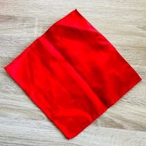 ✨5/$5 | Men’s Silky Red Pocket Square✨